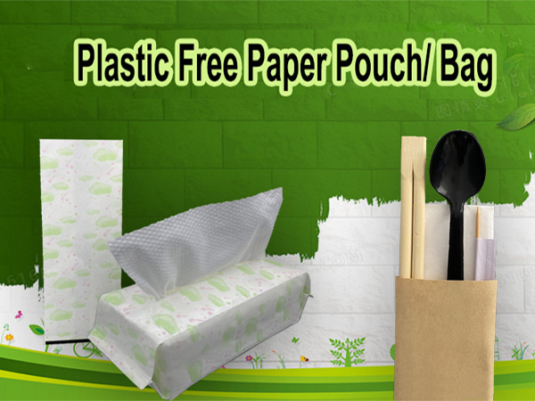 New Independ Develop Plastic free Degradable Paper Pouch Package Bag