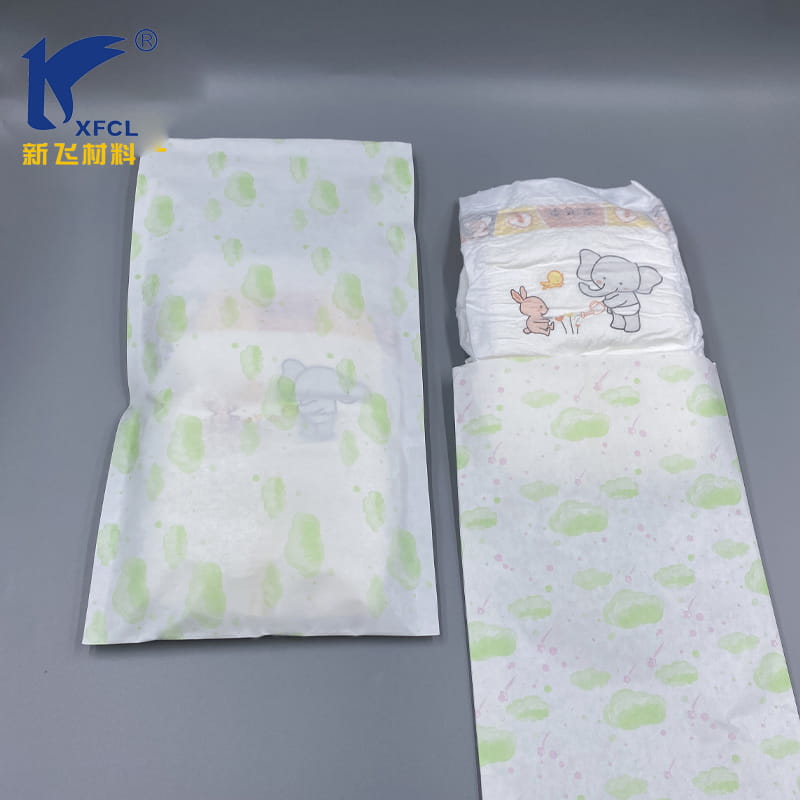 Diaper Sample Paper Gusset Packing
