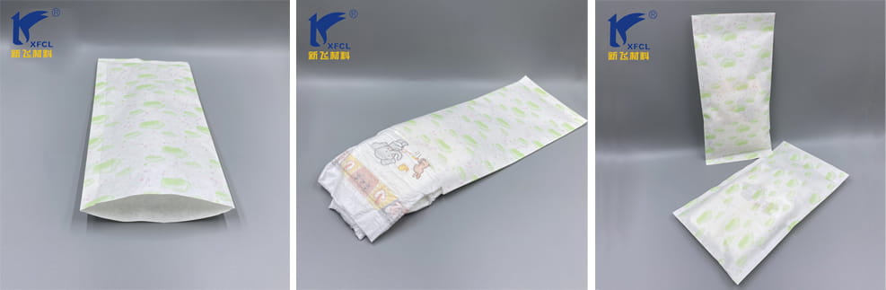 Diaper Trial Sample Paper Package